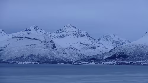 Tromsø – Saltstraumen Dieses mal kein blauer Himmel aber trotzdem ein grandioses Panorama