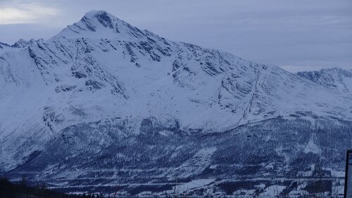Tromsø – Saltstraumen Dieses mal kein blauer Himmel aber trotzdem ein grandioses Panorama