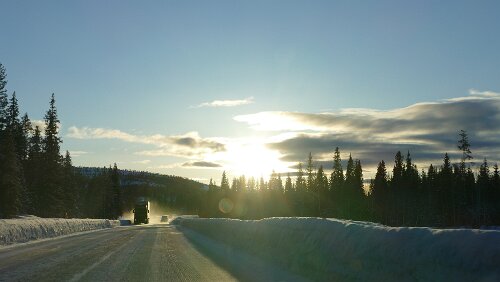 Saltstraumen – Trondheim In der Nähe von Trones auf der E6
