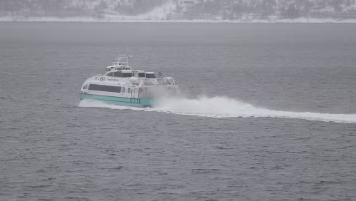 Trondheim – Bergen Ein Speedboot
