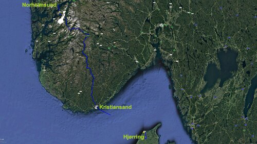 Norheimsund – Kristiansand – Hjørring Fr 09.02.2018 Norheimsund – Hjørring, ‚Hjørring Kro‘, 10 Std. 20 Min. 6 Std. 20 Min. (390 km) Norheimsund - Kristiansand / 15 Min. (15,1 km) Hirtshals -...