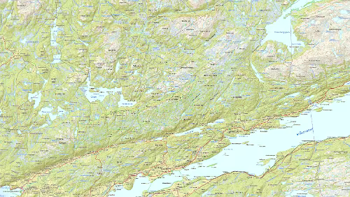 Alternative Streckenführung Straumen – Trondheim Quadrant 01