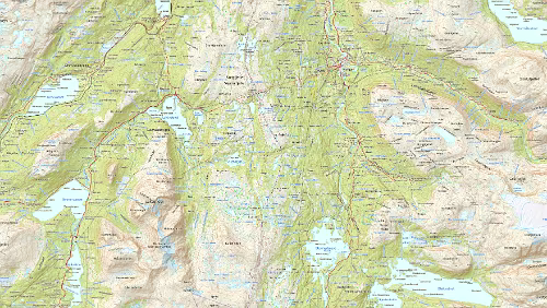 Alternative Streckenführung Straumen – Trondheim Quadrant 01