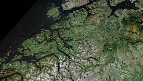 Karten gesamte Reise Quadrant 13