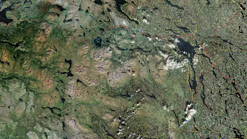 Karten gesamte Reise Quadrant 15
