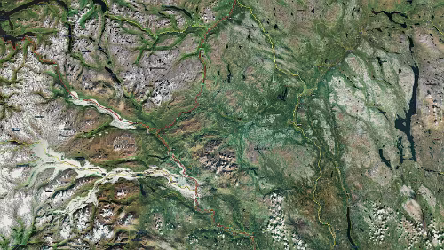 Karten gesamte Reise Quadrant 17