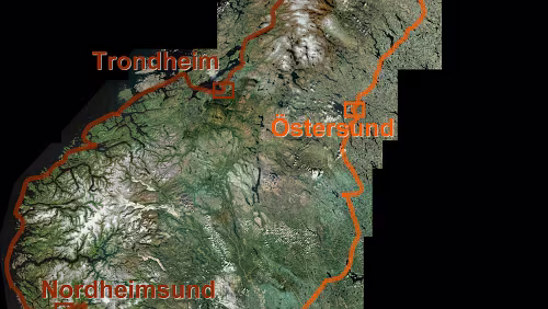 Karten gesamte Reise Gesamtansicht mit Wegpunkten