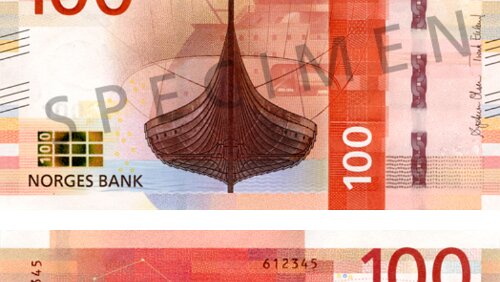 Seddel Ny 100-kroneseddel, Utgave VIII, Gyldig fra 30.05.2017, Gyldig, © Norges Bank