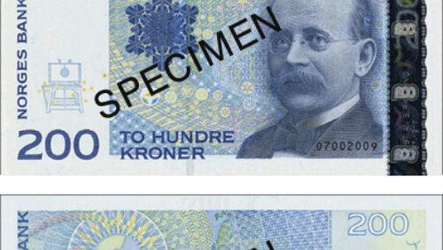 Seddel 200-kroneseddel, Utgave VII, Gyldig i perioden 01.11.1994 - 31.05.2018, Gyldig, © Norges Bank