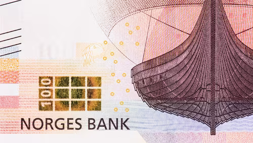 Seddel 100-kroneseddel: detalj, © Norges Bank