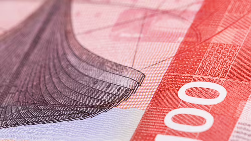 Seddel 100-kroneseddel: detalj, © Norges Bank