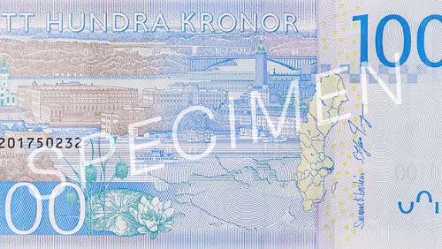 Sedel 100-krona banknote