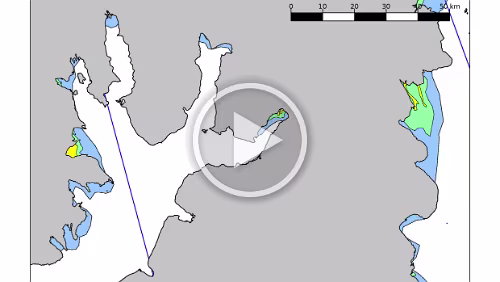 Eiskarten Eiskarten als Video, Isfjorden , Quelle: Norwegian Ice Service - MET Norway