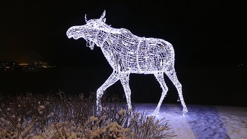 Sunne – Östersund In Östersund auf einer kleinen Insel im Frosjön