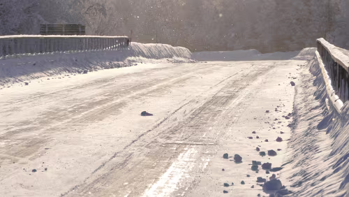 Östersund – Puoltikasvaara Schneekristalle schwirren in der Luft