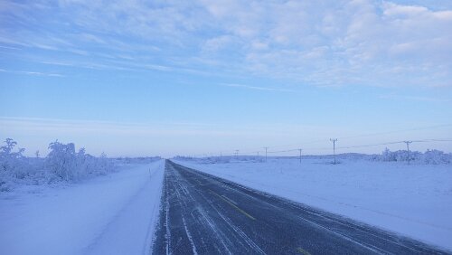 Puoltikasvaara – Tromsø Temperatur draußen schwankt zwischen unter -30°C und -25°C, für mehrere Stunden