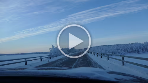 Puoltikasvaara – Tromsø Temperatur draußen schwankt zwischen unter -30°C und -25°C, für mehrere Stunden