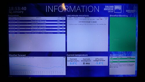 Tromsø – Longyearbyen Was eine Schande, es hat gerade mal 0,0°C, gefühlt wie -5,8°C