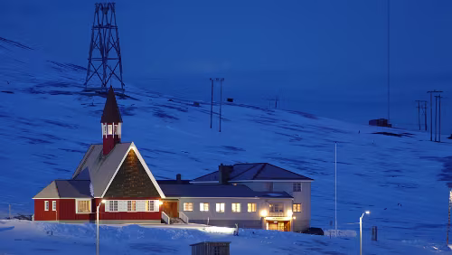 Longyearbyen Die kleine Kirche