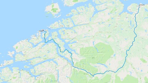 Trondheim – Kristiansund Plan