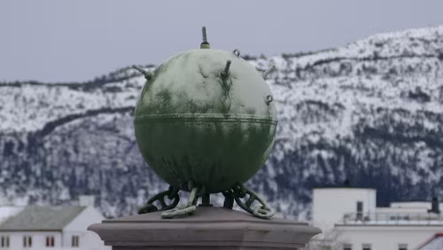 Trondheim – Kristiansund Denkmal für die Semänner von Kristiansund die im Ersten und Zweiten Weltkrieg gefallen sind