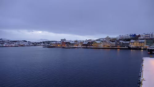 Trondheim – Kristiansund Das Schiff hat gerade abgelegt