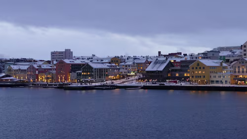Trondheim – Kristiansund Das Schiff hat gerade abgelegt