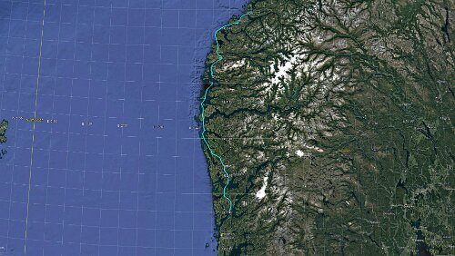 Bergen – Haugesund Do 07.02.2019 Bergen – Haugesund, ‚Flathauggaten 47‘, 3 Std. 10 Min. (139 km) Karte / Karte