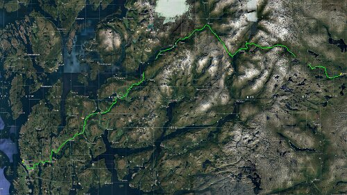 Haugesund – Haukeli Fr 08.02.2019 Haugesund – Røldal – Haukeli, ‚Haukeli Hotel‘, 3 Std. 2 Min. (193 km) Karte / Karte