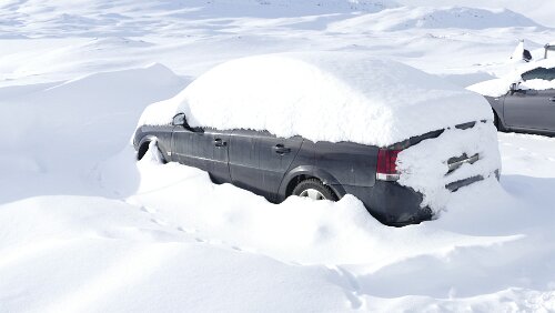 Haugesund – Haukeli Der Wagen wurde wohl länger nicht bewegt