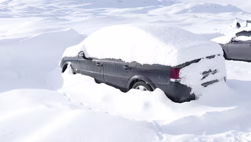 Haugesund – Haukeli Der Wagen wurde wohl länger nicht bewegt