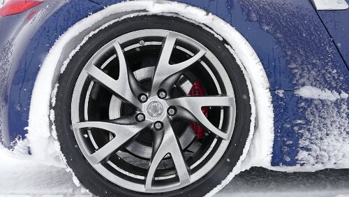 Rjukan Alles voller Schnee in den Radkästen