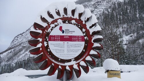 Rjukan Norsk Industriarbeider Museum, Vermork. Da habe ich wohl falsch geschaut, mir war in Erinnerung, das das Museum im Winter geschlossen sei. Interessant, in der...