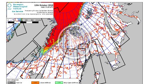 Eiskarten Eiskarten als Video, die Gesamtübersicht , Quelle: Norwegian Ice Service - MET Norway