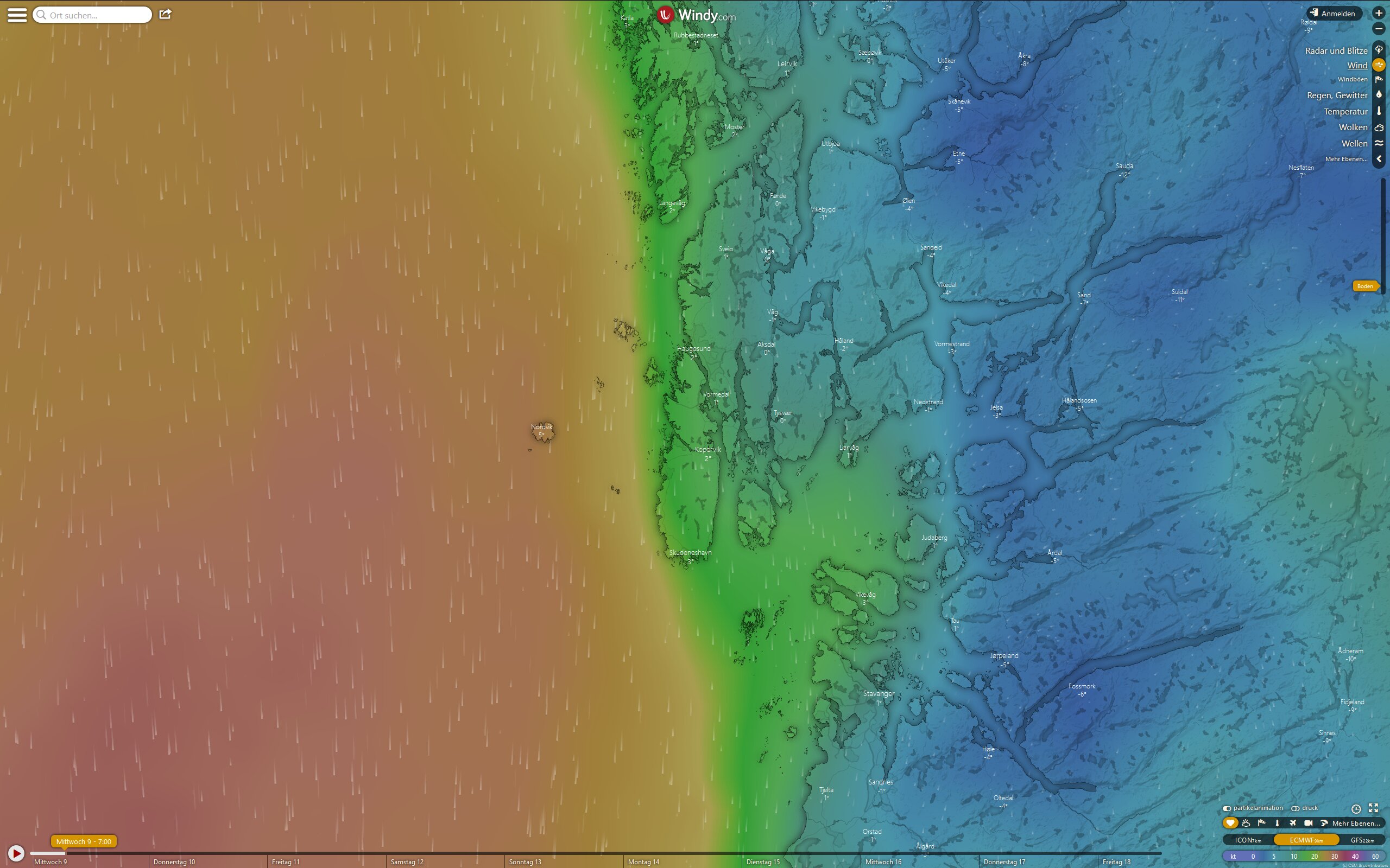 Nordvik ist der Hauptort auf Utsira