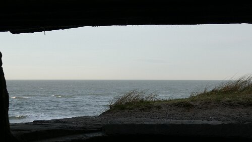 Hjørring – Vågsli Blick aus einem Bunker auf den Skagerrak