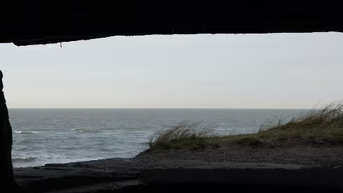 Hjørring – Vågsli Blick aus einem Bunker auf den Skagerrak