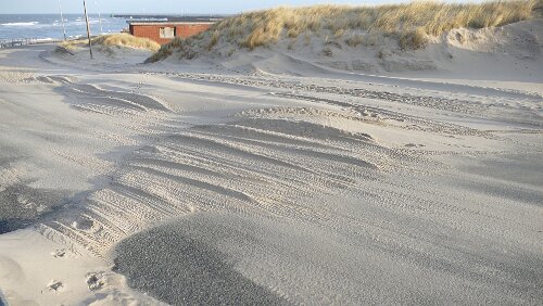 Hjørring – Vågsli Keine Schnee- sondern Sandwehen.