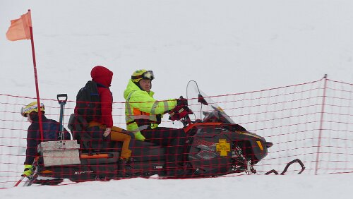 Vågsli - Bergen Am Røldal Tunnel, mitten im Skigebiet