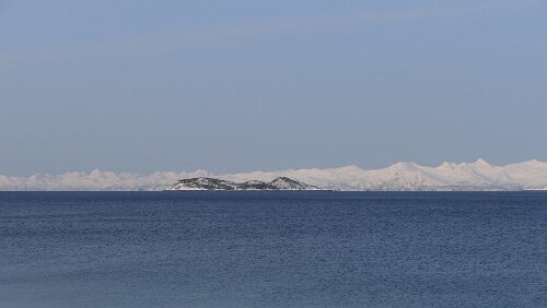 Storjord i Tysfjord – Tromsø Bereits wieder von der Fähre runter