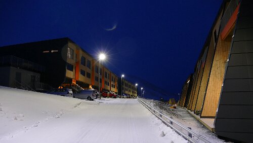 Longyearbyen Letzter Rundgang in Longyearbyen, es wurde hier viel gebaut in der letzten Zeit