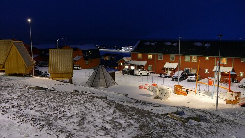 Longyearbyen Letzter Rundgang in Longyearbyen, es wurde hier viel gebaut in der letzten Zeit
