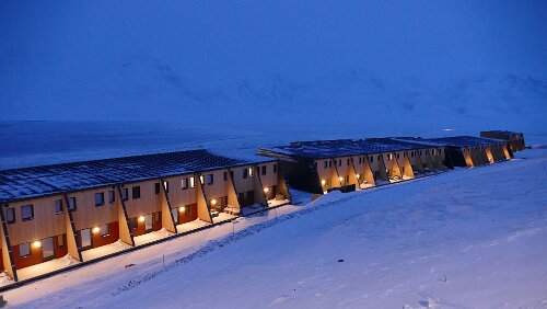 Longyearbyen Letzter Rundgang in Longyearbyen, es wurde hier viel gebaut in der letzten Zeit