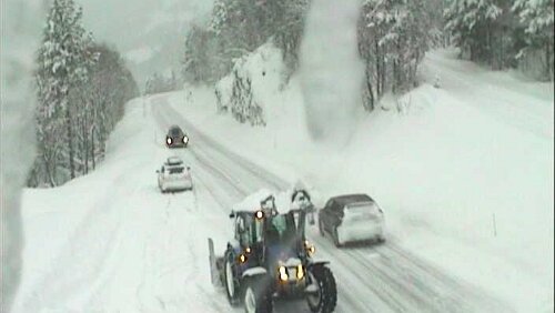 Kuriose Aufnahmen Ordentlich Schnee