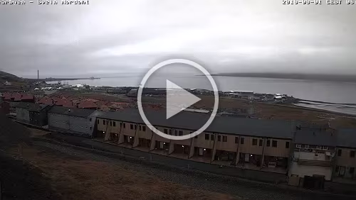WebCam Svalbard – Longyearbyen - Svein Nordahl / Schöner blauer Himmel am 01.10.2019 14 :34.