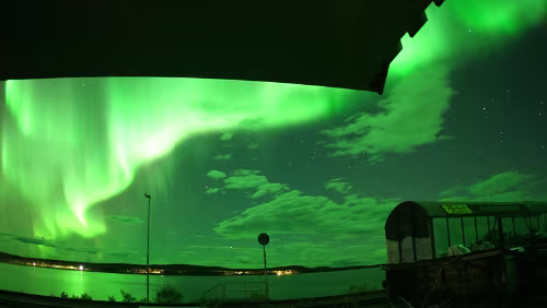 Polarlys Schon Mitte September solche Polarlichter, cool! – Quelle