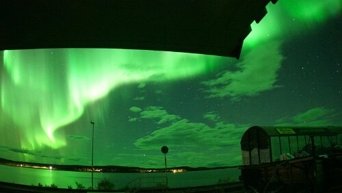 Polarlys Schon Mitte September solche Polarlichter, cool! – Quelle