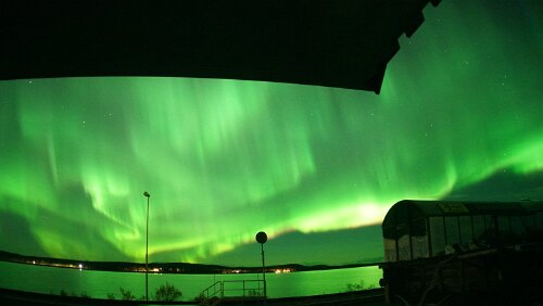 Polarlys Schon Mitte September solche Polarlichter, cool! – Quelle