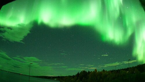 Polarlys Schon Mitte September solche Polarlichter, cool!