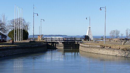 Malmö – Sunne Die letzte Schleuse.